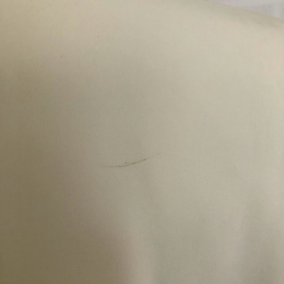 Lauren Ralph Lauren Women's Medium Split Neck Blouse White with Black Trim - Picture 6 of 7